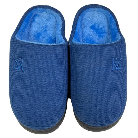 Hicooer Cozy House Shoes Slippers 36-37 CH 4-24-5 Blue Slip On Soft Fuzzy Furry - Picture 2 of 11